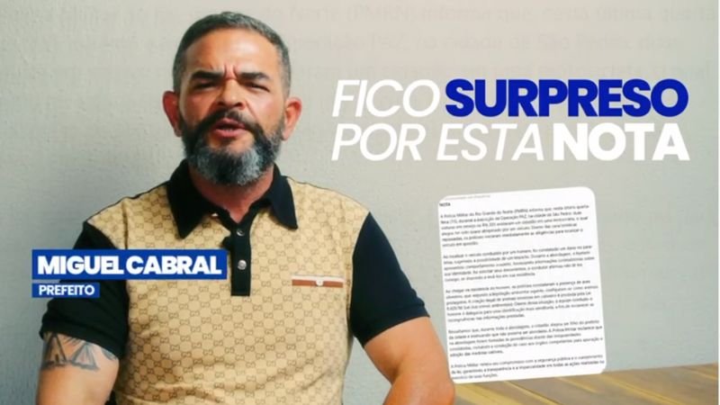 Prefeito de São Pedro divulga vídeo mostrando contradições em nota da Secretaria de Segurança sobre invasão a domicílio