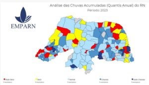 Chuvas no Rio Grande do Norte ficaram acima da média esperada em 2023