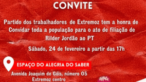 Rilder se filiará ao PT no sábado