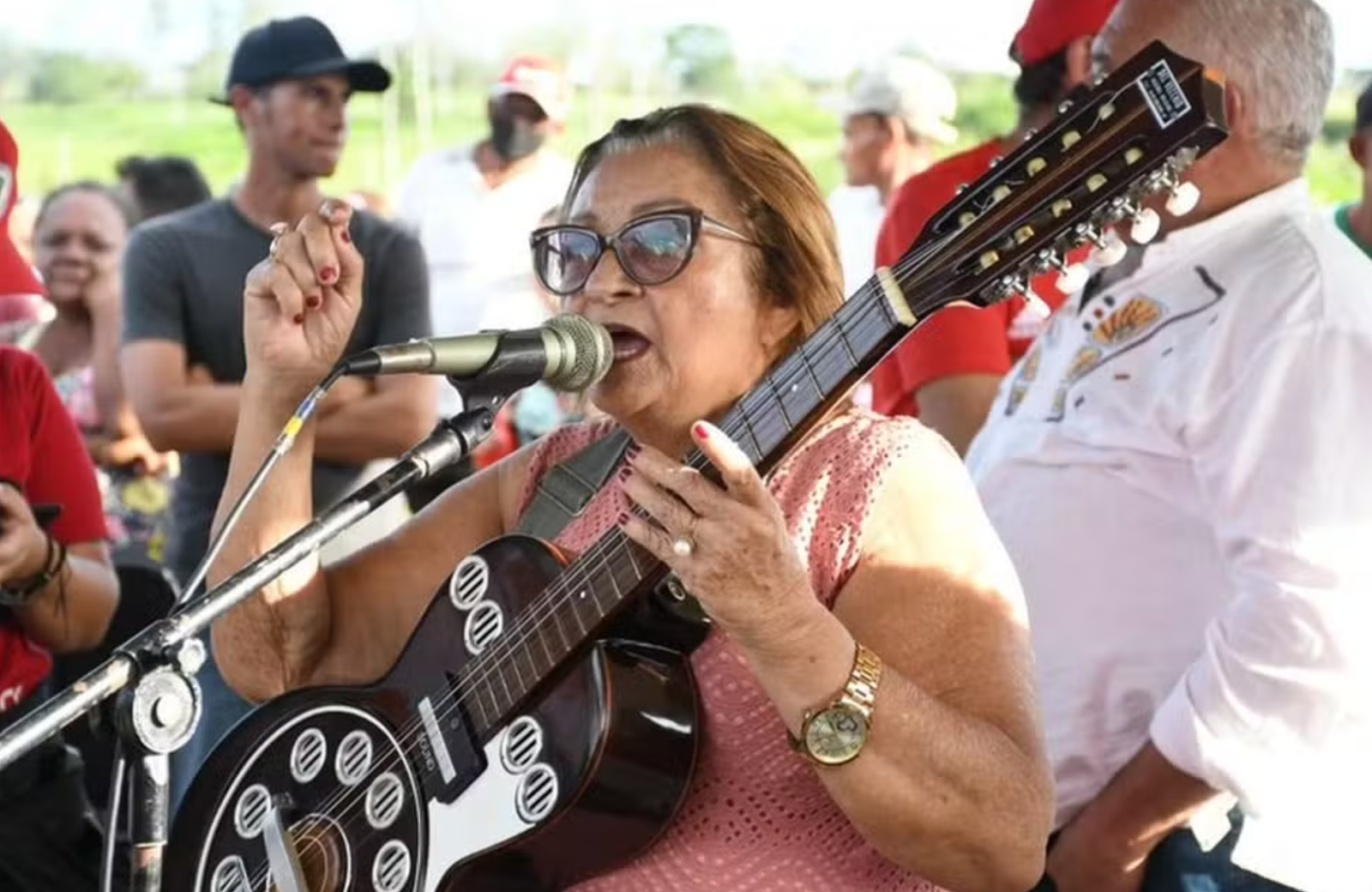 Repentistas fazem desafios no Rimas Potiguares na Pinacoteca do Estado