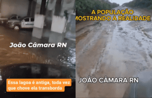 João Câmara sofre com a chuva