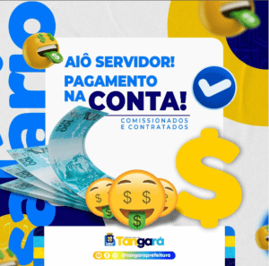 Prefeitura de Tangará antecipa salário