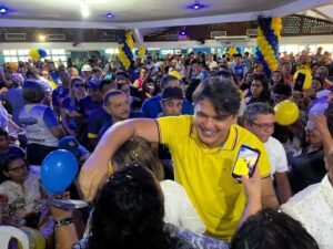 Imagens da filiação de Luciano Nascimento ao PSD