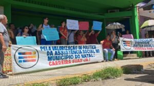 Paralisação pela Implementação da Carreira SUAS e Valorização dos Servidores Municipais acontece em Natal