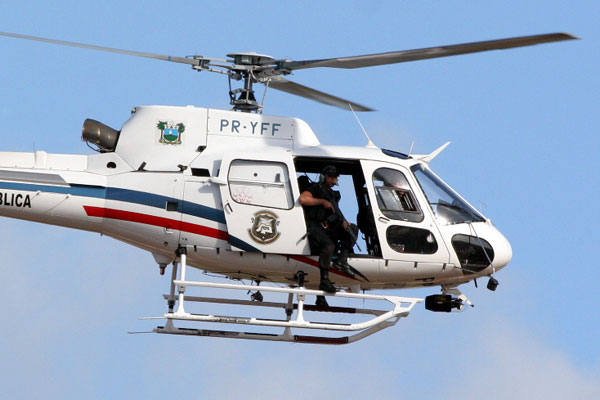 Helicópteros do Governo do Estado estão com defeitos e não podem ser utilizados em resgates, informa SESED