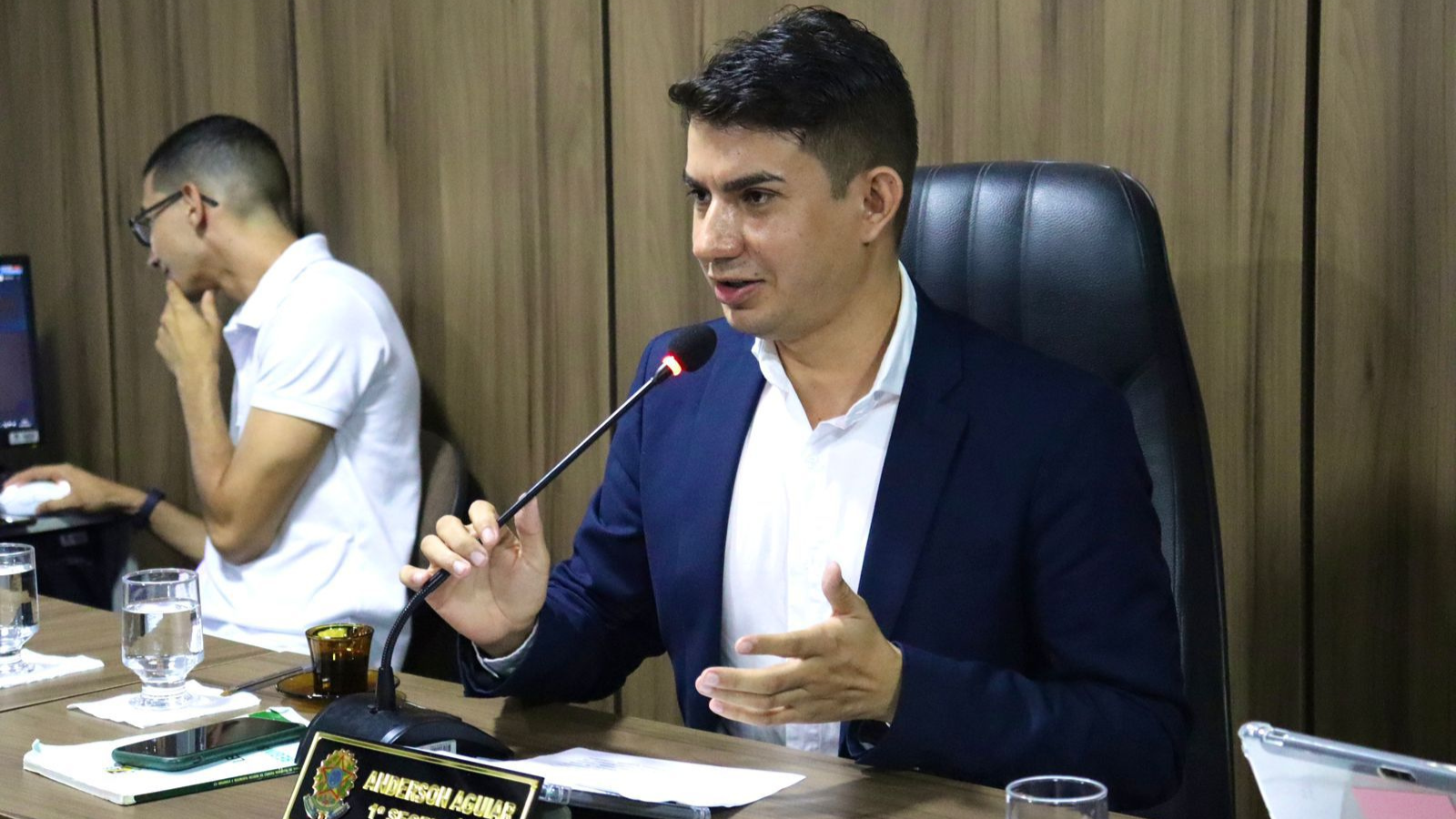 Vereador Anderson Aguiar apresenta o trabalho de seu mandato