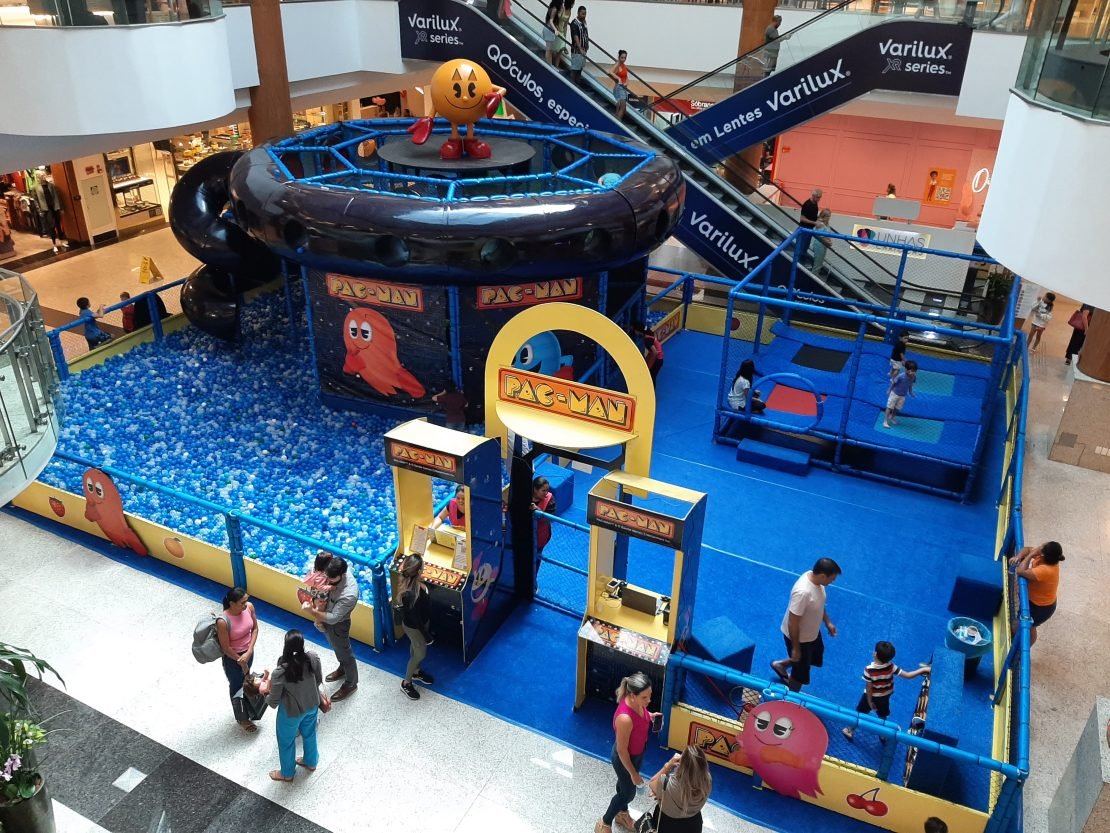 Parque do Pac-Man chega ao Natal Shopping e promete encantar todas as gerações