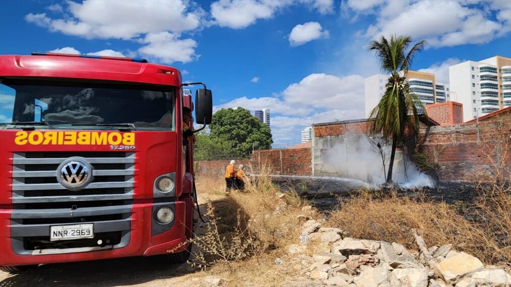 Incêndio é registrado na manhã desta quinta-feira (28) em Mossoró