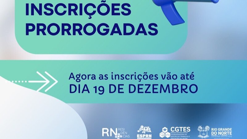 Inscrições para processo seletivo de residência médica são prorrogadas