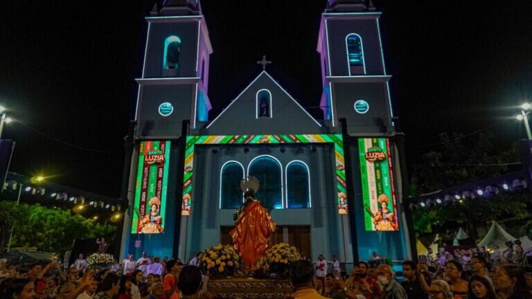 Confira a programação desta semana da Festa de Santa Luzia