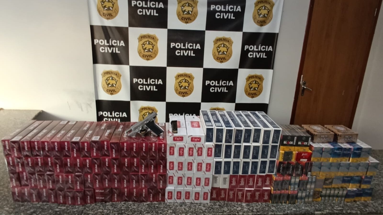 Polícia Civil prende em flagrante suspeito por contrabando em Pau dos Ferros