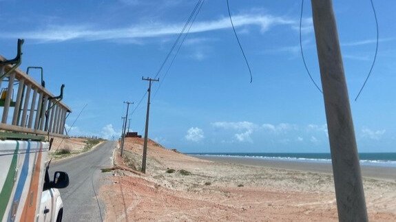 Criminosos furtam quase 2 km de fiação elétrica na costa branca do RN
