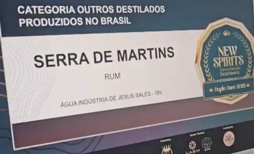 Rum potiguar conquista premiação máxima em concurso nacional