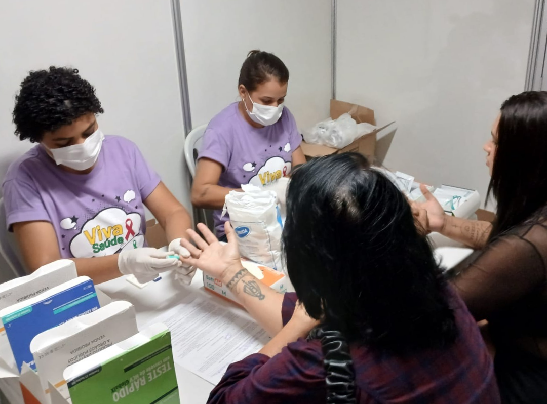 Mais de mil testes de detecção de ISTs foram realizados no polo Arena das Dunas no São João