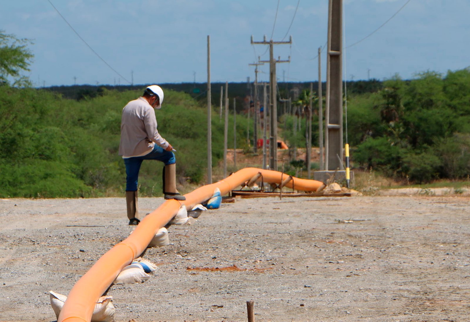 Obras do Polo Gás Sal ultrapassam 25% de execução e avançam na Costa Branca