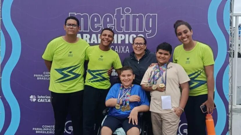 Atletas da Uern conquistam medalhas e garantem vaga na fase nacional do Meeting Escolar Paralímpico