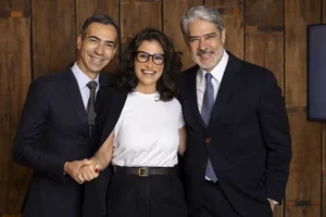 Bonner se despede do ‘Jornal Nacional’; Renata Vasconcellos e César Tralli formarão nova dupla
