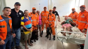 Bombeiros localizam duas pessoas desaparecidas em Tibau do Sul e Pedro Velho com apoio de cães e drones
