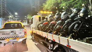 Operação Sossego apreende motocicletas irregulares em Parnamirim