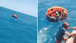 Quatro pescadores potiguares são resgatados após 11 horas à deriva no litoral cearense