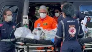 Bebê de 10 meses com doença hepática é transferida de Natal para o RS em operação aérea