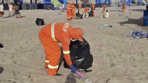 Fim de ano em Natal: 260 toneladas de lixo recolhido em Ponta Negra
