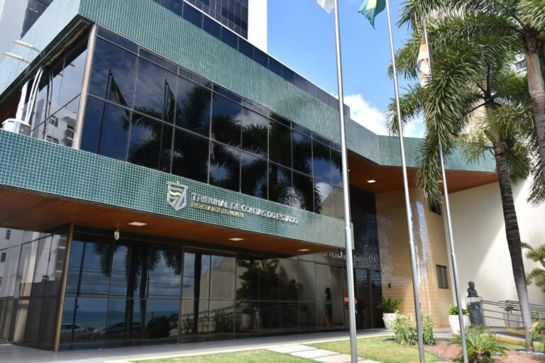 Fachada da sede do Tribunal de Contas do Estado do Rio Grande do Norte